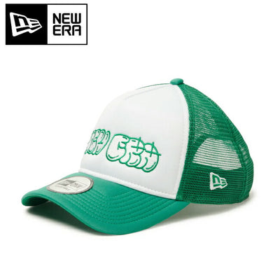NEWERA ニューエラ 9FORTY A-Frame トラッカー Wall Art ホワイト/ケリーグリーン 14388600