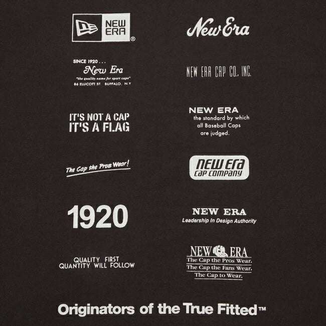 NEWERA ニューエラ 半袖 ウォッシュド コットン Tシャツ Logo Archive スミクロ 14410031