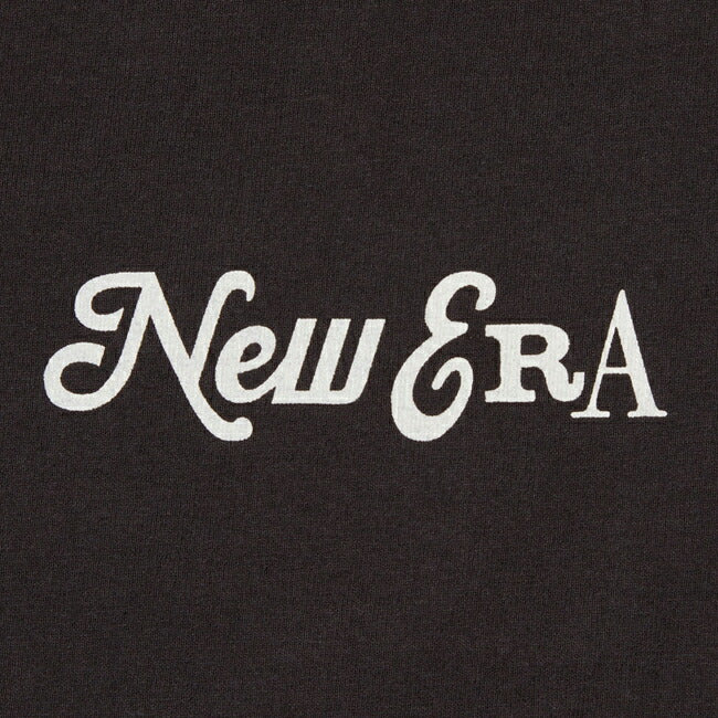 NEWERA ニューエラ 半袖 ウォッシュド コットン Tシャツ Logo Archive スミクロ 14410031
