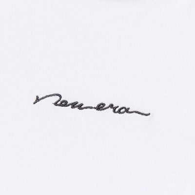 NEWERA ニューエラ 半袖 オーバーサイズド コットン Tシャツ Handwritten Logo ホワイト 14410076