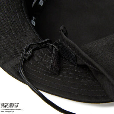 NEWERA ニューエラ Kid's アドベンチャーライト サンシェード PEANUTS ブラック 14432167