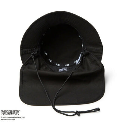 NEWERA ニューエラ Kid's アドベンチャーライト サンシェード PEANUTS ブラック 14432167