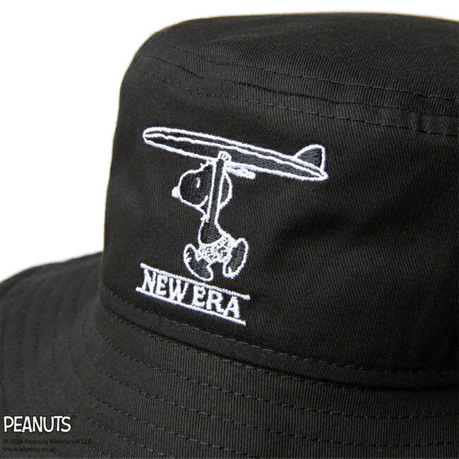 NEWERA ニューエラ Kid's アドベンチャーライト サンシェード PEANUTS ブラック 14432167