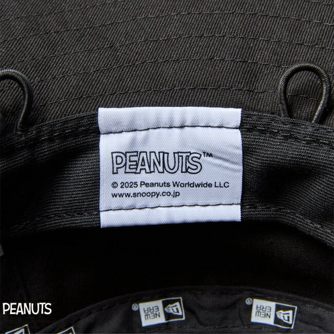 NEWERA ニューエラ Kid's アドベンチャーライト サンシェード PEANUTS ブラック 14432167