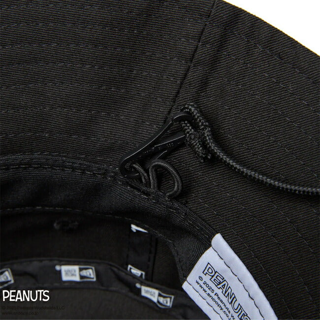 NEWERA ニューエラ Kid's アドベンチャーライト サンシェード PEANUTS ブラック 14432167