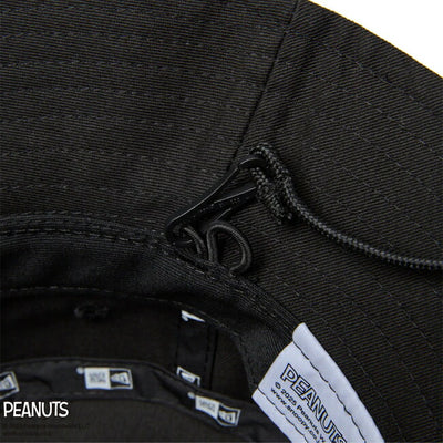 NEWERA ニューエラ Kid's アドベンチャーライト サンシェード PEANUTS ブラック 14432167
