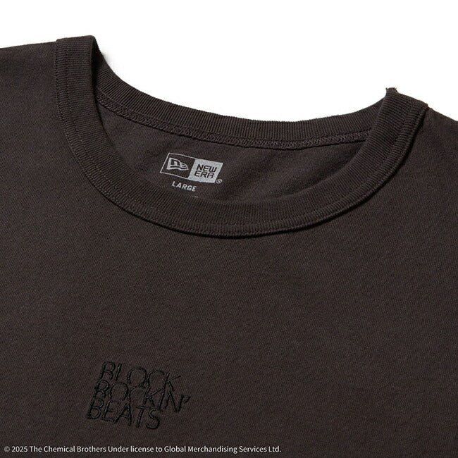 NEWERA ニューエラ 半袖 ウォッシュド コットン Tシャツ The Chemical Brothers Block Rockin' Beats スミクロ 14457267