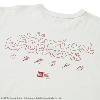 NEWERA ニューエラ 半袖 ウォッシュド コットン Tシャツ The Chemical Brothers Block Rockin' Beats オフホワイト 14457268