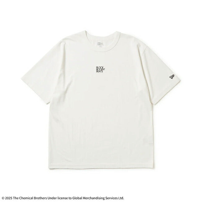 NEWERA ニューエラ 半袖 ウォッシュド コットン Tシャツ The Chemical Brothers Block Rockin' Beats オフホワイト 14457268