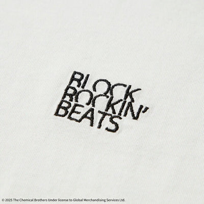 NEWERA ニューエラ 半袖 ウォッシュド コットン Tシャツ The Chemical Brothers Block Rockin' Beats オフホワイト 14457268
