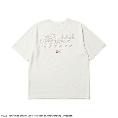 NEWERA ニューエラ 半袖 ウォッシュド コットン Tシャツ The Chemical Brothers Block Rockin' Beats オフホワイト 14457268