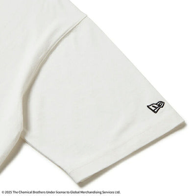 NEWERA ニューエラ 半袖 ウォッシュド コットン Tシャツ The Chemical Brothers Block Rockin' Beats オフホワイト 14457268