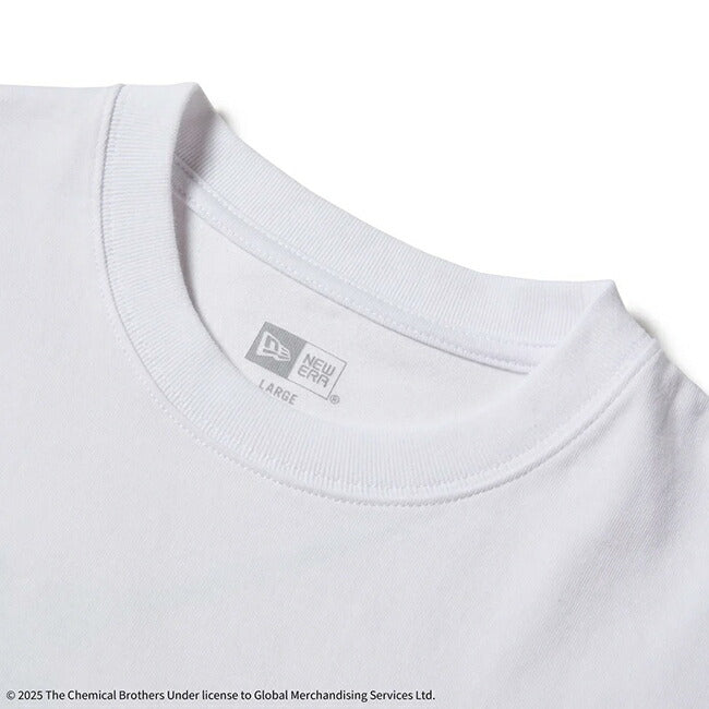 NEWERA ニューエラ 半袖 オーバーサイズド コットン Tシャツ The Chemical Brothers Galvanize ホワイト 14457271