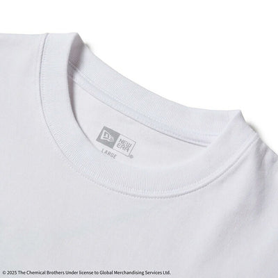 NEWERA ニューエラ 半袖 オーバーサイズド コットン Tシャツ The Chemical Brothers Galvanize ホワイト 14457271