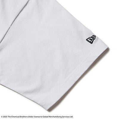 NEWERA ニューエラ 半袖 オーバーサイズド コットン Tシャツ The Chemical Brothers Galvanize ホワイト 14457271