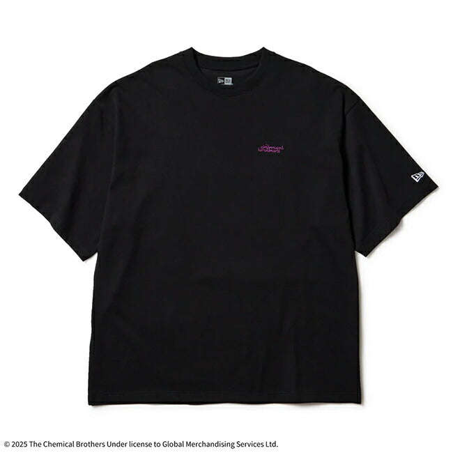 NEWERA ニューエラ 半袖 オーバーサイズド コットン Tシャツ The Chemical Brothers Galvanize ブラック 14457272