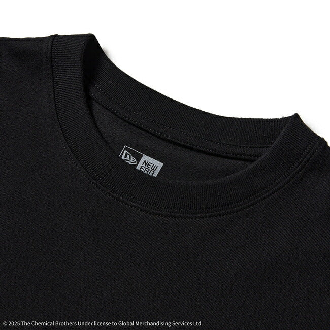 NEWERA ニューエラ 半袖 オーバーサイズド コットン Tシャツ The Chemical Brothers Galvanize ブラック 14457272