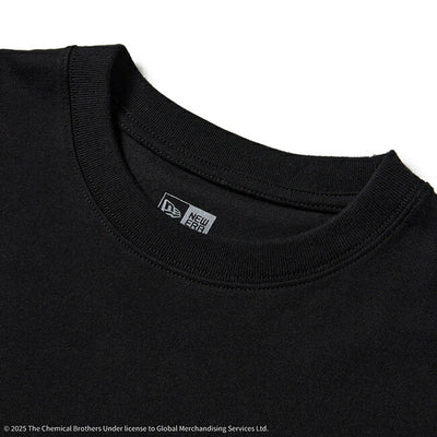 NEWERA ニューエラ 半袖 オーバーサイズド コットン Tシャツ The Chemical Brothers Galvanize ブラック 14457272