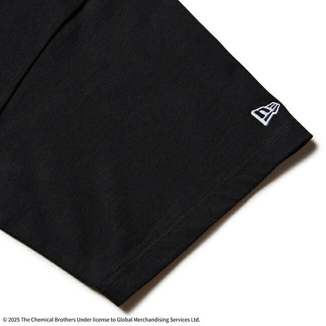NEWERA ニューエラ 半袖 オーバーサイズド コットン Tシャツ The Chemical Brothers Galvanize ブラック 14457272