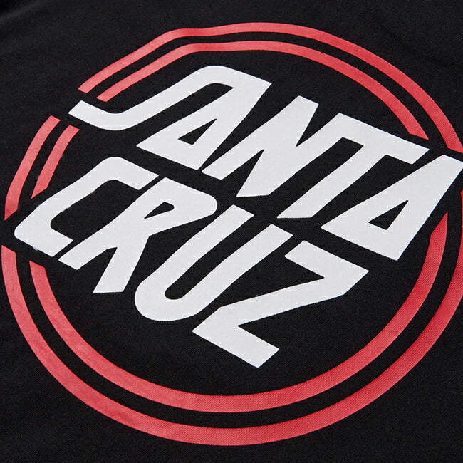 NEWERA ニューエラ 半袖 コットン Tシャツ SANTA CRUZ サークルロゴ ブラック レギュラーフィット 14384108
