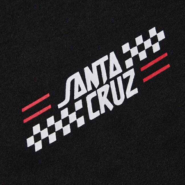 NEWERA ニューエラ 半袖 コットン Tシャツ SANTA CRUZ サークルロゴ ブラック レギュラーフィット 14384108