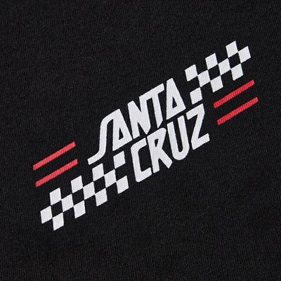 NEWERA ニューエラ 半袖 コットン Tシャツ SANTA CRUZ サークルロゴ ブラック レギュラーフィット 14384108