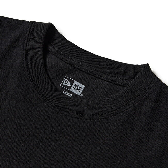 NEWERA ニューエラ 半袖 コットン Tシャツ SANTA CRUZ サークルロゴ ブラック レギュラーフィット 14384108