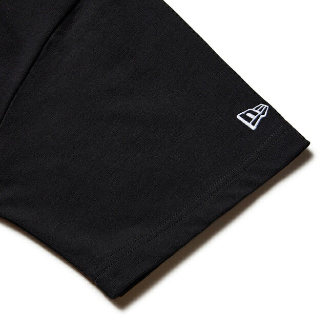 NEWERA ニューエラ 半袖 コットン Tシャツ SANTA CRUZ サークルロゴ ブラック レギュラーフィット 14384108