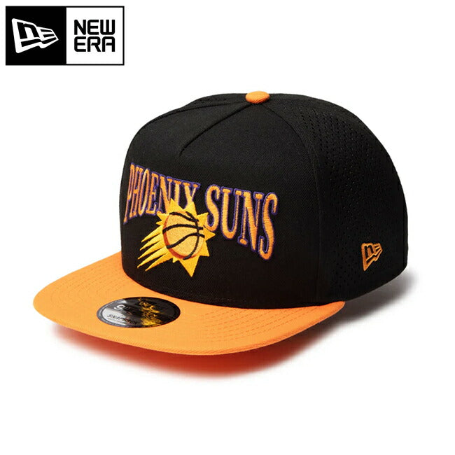 NEWERA ニューエラ 9FIFTY A-Frame NBA 2-Tone フェニックス・サンズ ブラック オレンジポプシクルバイザー 14388564