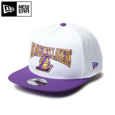 NEWERA ニューエラ 9FIFTY A-Frame NBA 2-Tone ロサンゼルス・レイカーズ ホワイト トゥルーパープルバイザー 14388565