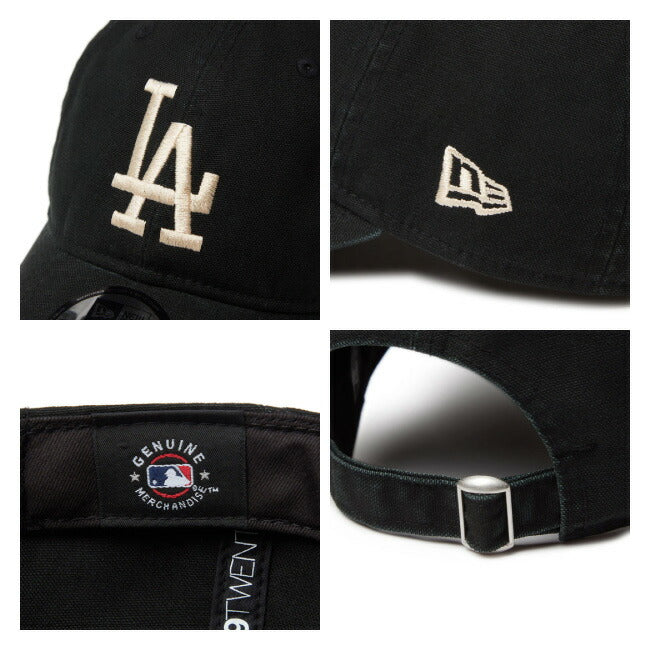 NEWERA ニューエラ 9TWENTY Washed Duck ロサンゼルス・ドジャース ブラック 14388750