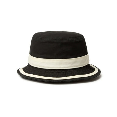 NEWERA ニューエラ バケット01 Striped Band ブラック/クロームホワイト 14388535