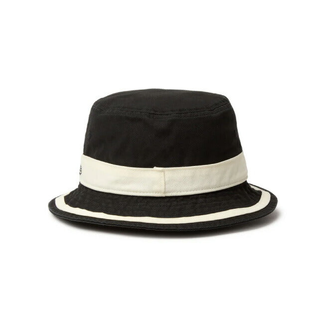 NEWERA ニューエラ バケット01 Striped Band ブラック/クロームホワイト 14388535