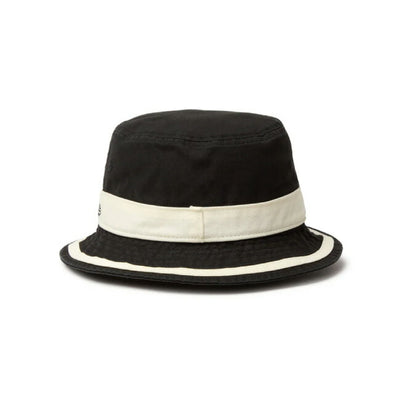 NEWERA ニューエラ バケット01 Striped Band ブラック/クロームホワイト 14388535