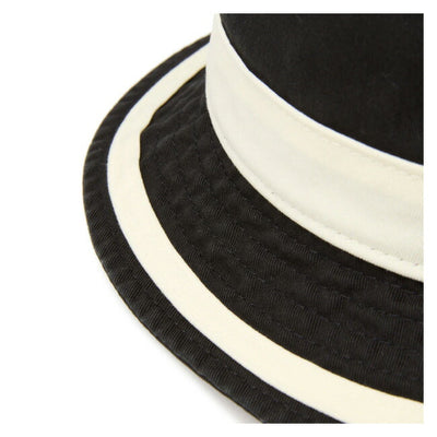 NEWERA ニューエラ バケット01 Striped Band ブラック/クロームホワイト 14388535