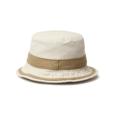 NEWERA ニューエラ バケット01 Striped Band ストーン/ブリティッシュカーキ 14388532