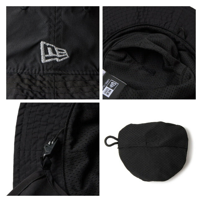 NEWERA ニューエラ バケット01 サンシェード パッカブル SOLOTEX×ECOPET ベーシック ブラック 14392174