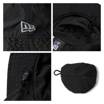 NEWERA ニューエラ バケット01 サンシェード パッカブル SOLOTEX×ECOPET ベーシック ブラック 14392174