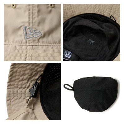 NEWERA ニューエラ バケット01 サンシェード パッカブル SOLOTEX×ECOPET ベーシック カーキ 14392173