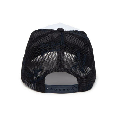 NEWERA ニューエラ キッズ Youth 9FORTY A-Frame トラッカー MLB Mesh Embroidery ニューヨーク・ヤンキース ホワイト/ネイビー 14392018