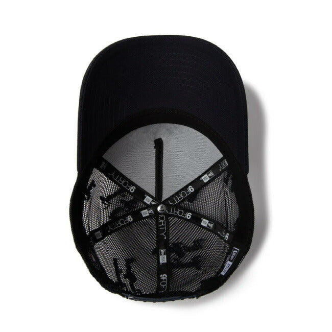 NEWERA ニューエラ キッズ Youth 9FORTY A-Frame トラッカー MLB Mesh Embroidery ニューヨーク・ヤンキース ホワイト/ネイビー 14392018