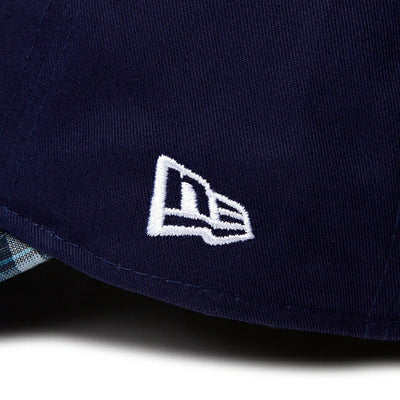 NEWERA ニューエラ 9TWENTY MLB Patchwork ニューヨーク・ヤンキース ライトネイビー マドラスチェックバイザー 14388766
