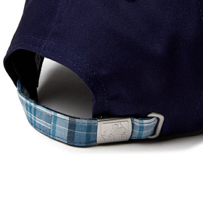 NEWERA ニューエラ 9TWENTY MLB Patchwork ニューヨーク・ヤンキース ライトネイビー マドラスチェックバイザー 14388766