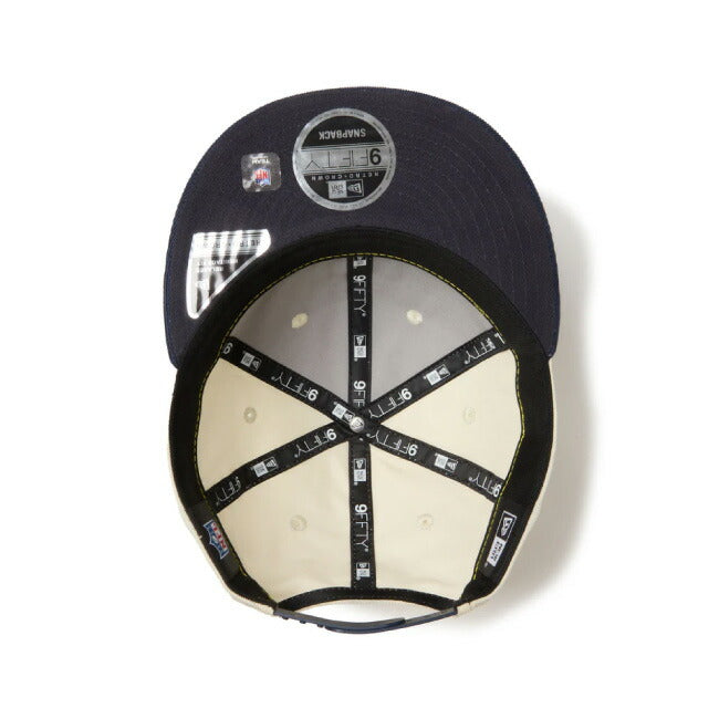 RC 9FIFTY Powered by GORO NAKATSUGAWA(MIN-NANO) ニューヨーク・ジャイアンツ コーデュロイ アイボリー ネイビーバイザー 14703358