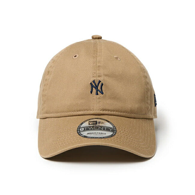 NEWERA ニューエラ 9TWENTY MLB Mini Logo ニューヨーク・ヤンキース カーキ 14668008