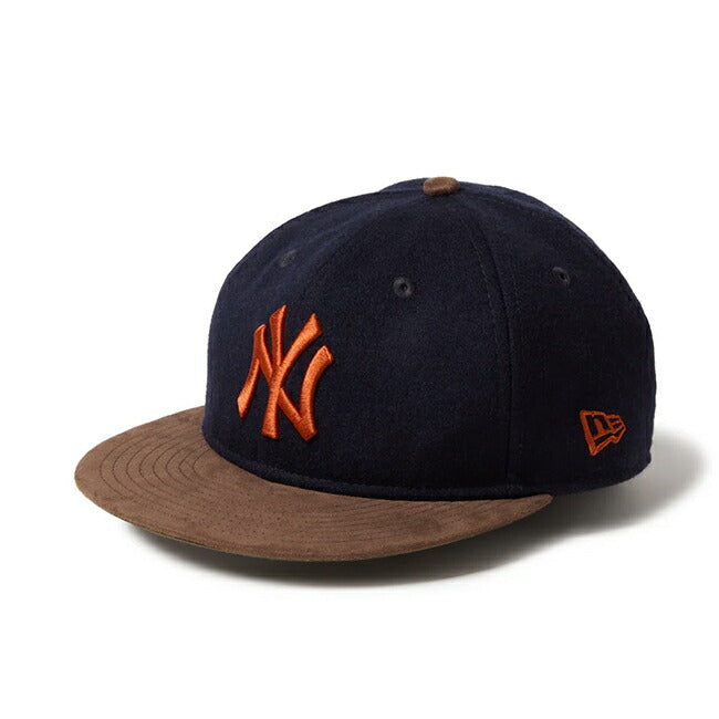 NEWERA ニューエラ RC 9FIFTY ニューヨーク・ヤンキース ネイビー ブラウンスウェードバイザー 14667631
