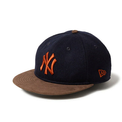 NEWERA ニューエラ RC 9FIFTY ニューヨーク・ヤンキース ネイビー ブラウンスウェードバイザー 14667631