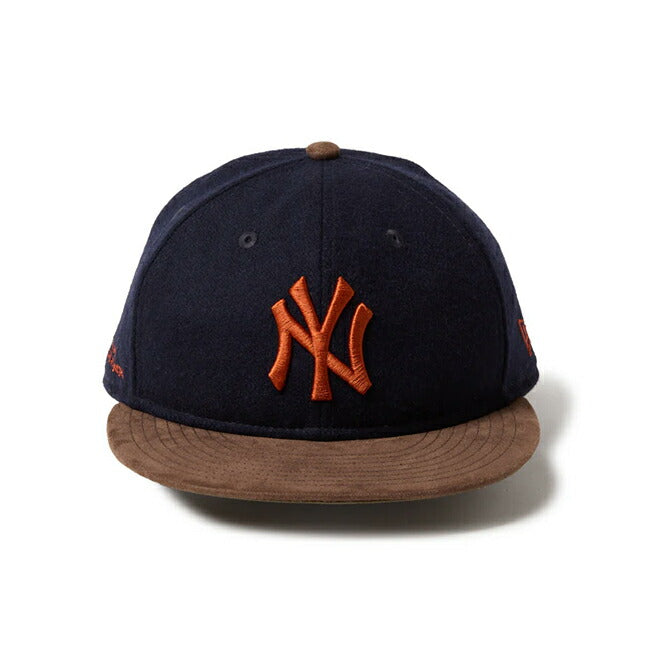 NEWERA ニューエラ RC 9FIFTY ニューヨーク・ヤンキース ネイビー ブラウンスウェードバイザー 14667631