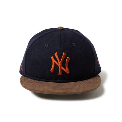 NEWERA ニューエラ RC 9FIFTY ニューヨーク・ヤンキース ネイビー ブラウンスウェードバイザー 14667631