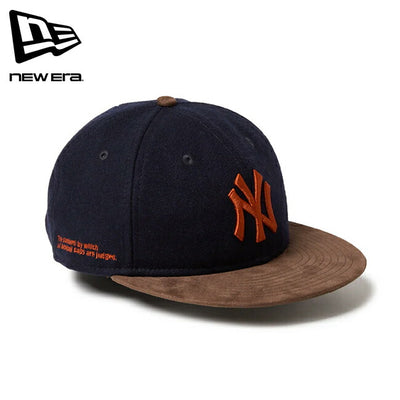 NEWERA ニューエラ RC 9FIFTY ニューヨーク・ヤンキース ネイビー ブラウンスウェードバイザー 14667631